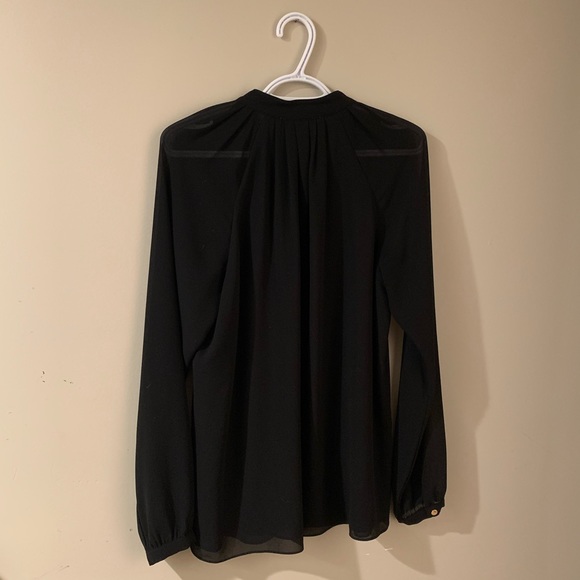 MICHAEL Michael Kors Black and Gold Blouse - Women’s Size Medium - Picture 3 of 6